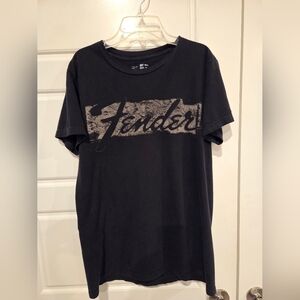 FENDER GUITAR LOVERS MEN'S T SHIRT 100% COTTON SIZE MEDIUM